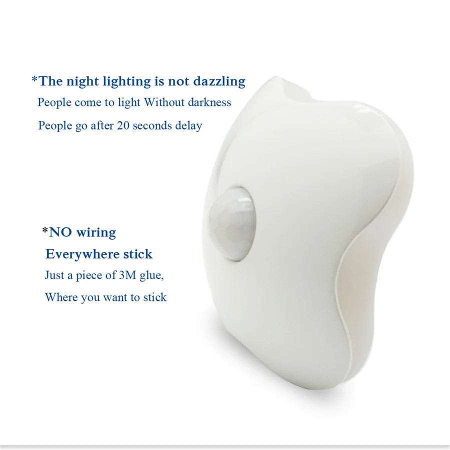 Светодиодный ночник с пассивным ИК датчиком движения 5 в постоянного тока