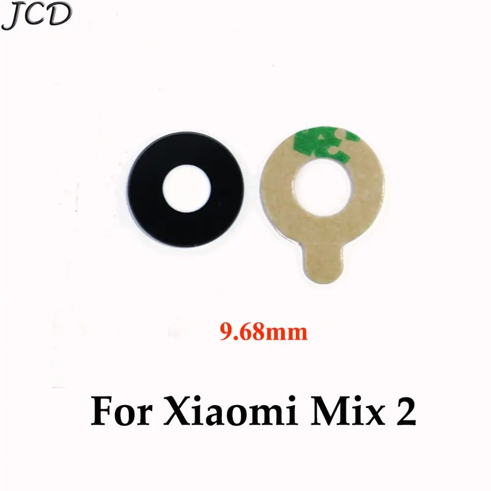 Стеклянный объектив задней камеры JCD 2X с держателем рамы для Xiaomi Mi Mix 2 2S Mix2 Mix2S