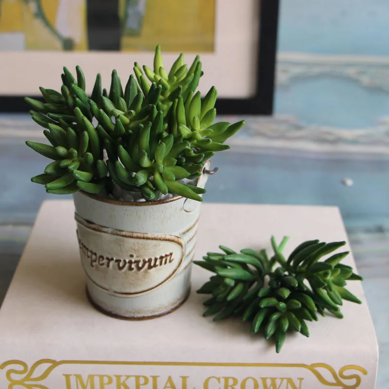 2 шт./компл. Искусственные суккуленты Мини Осьминог коготь растения Трава пустыня