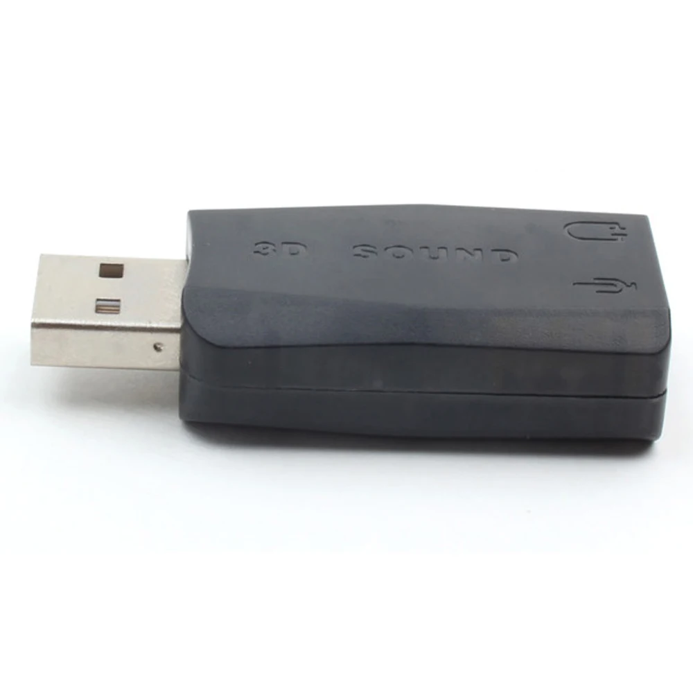 Новинка USB цифровой 2 0 к 3D аудио звуковой адаптер карта виртуальный динамик 5 1