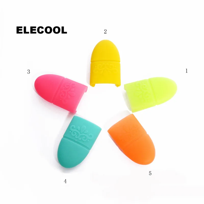 Elecool многоразовый силикон жидкость для снятия лака замочить от клипса колпачок УФ гель-лака для снятия лака обертывание для ногтей инструменты для маникюра