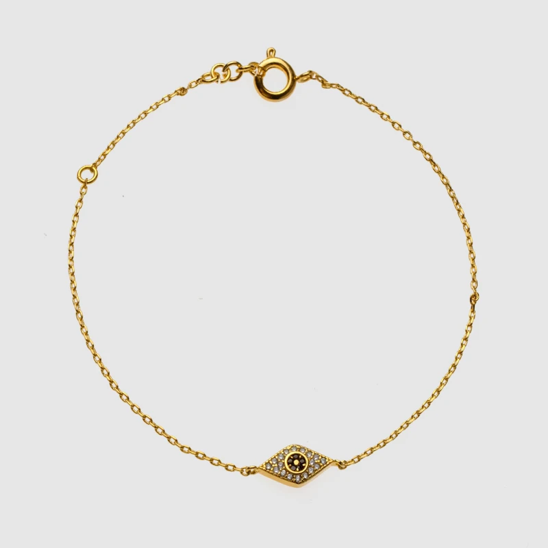 

Amorita boutique Bamboo bracelets with delicate eyes pendant bracelets