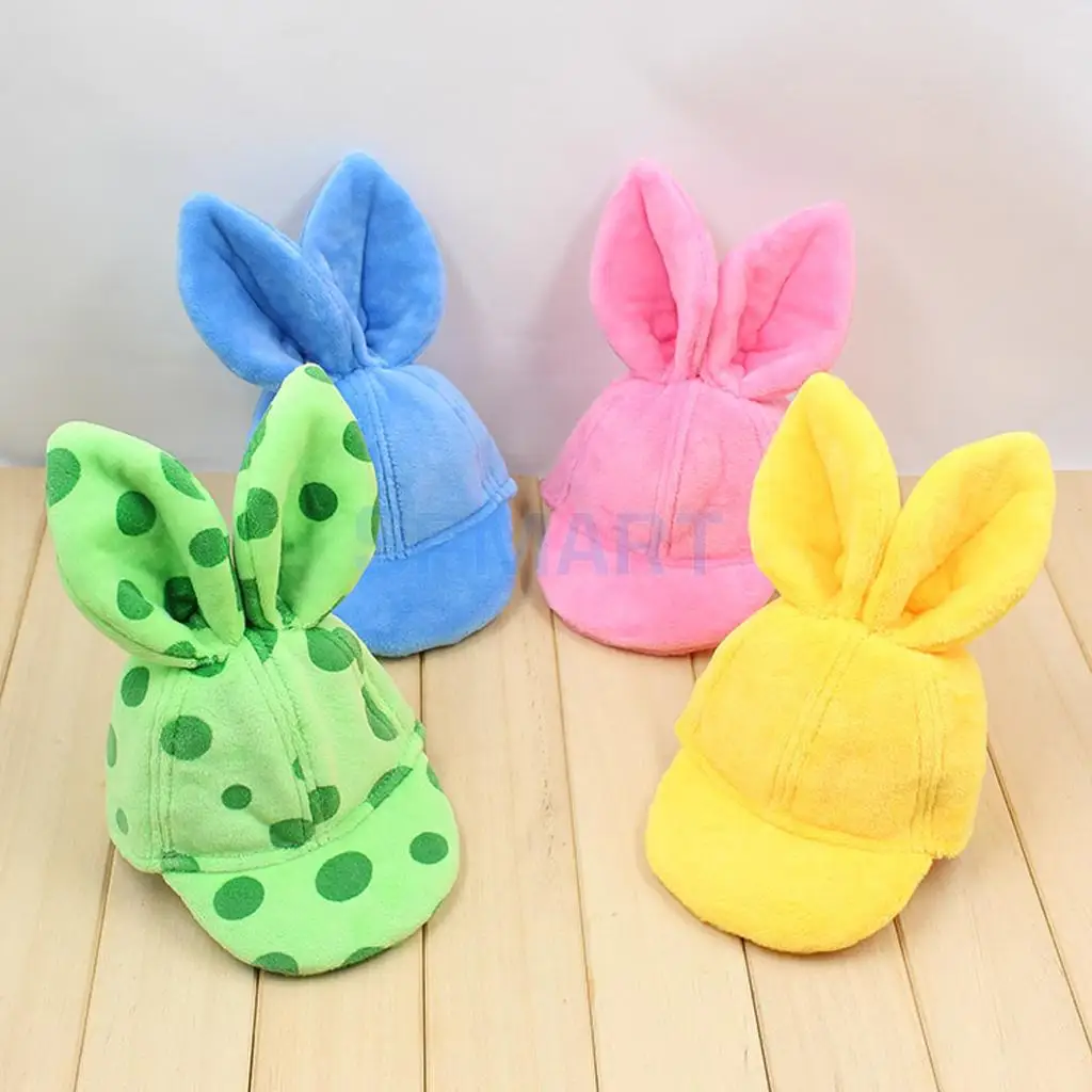 Шапка фланелевая с ушками кролика шапка для малышей аксессуары одежды 4 цвета