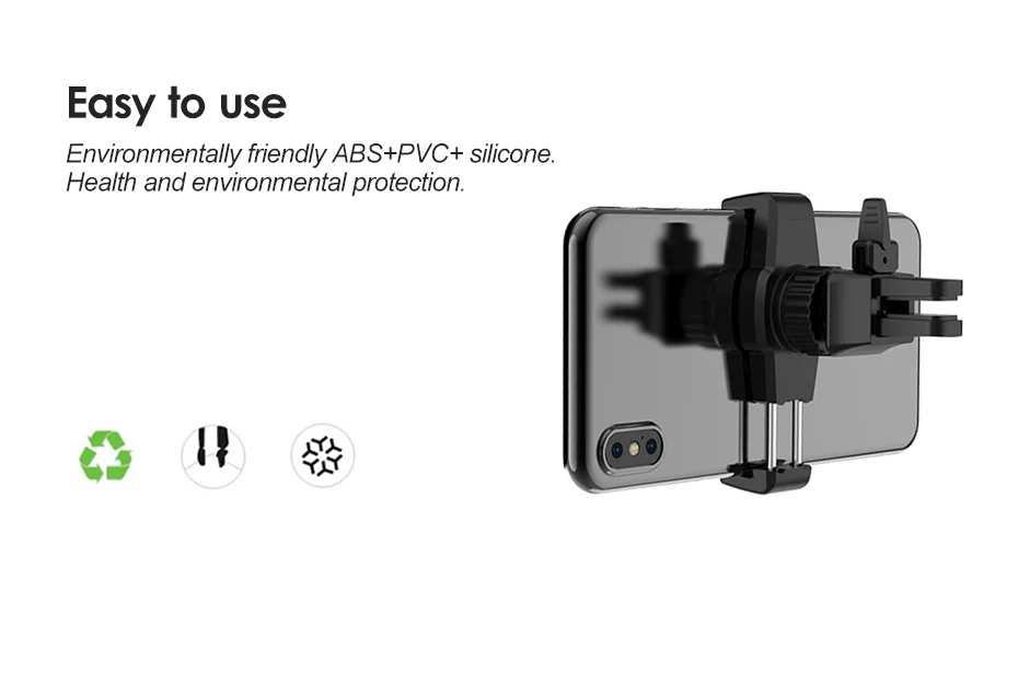 HOCO автомобильный держатель телефона для iPhone 8 X XS Air Vent Автомобильный держатель 360 градусов Мобильный держатель телефона для samsung Xiaomi Держатель подставка