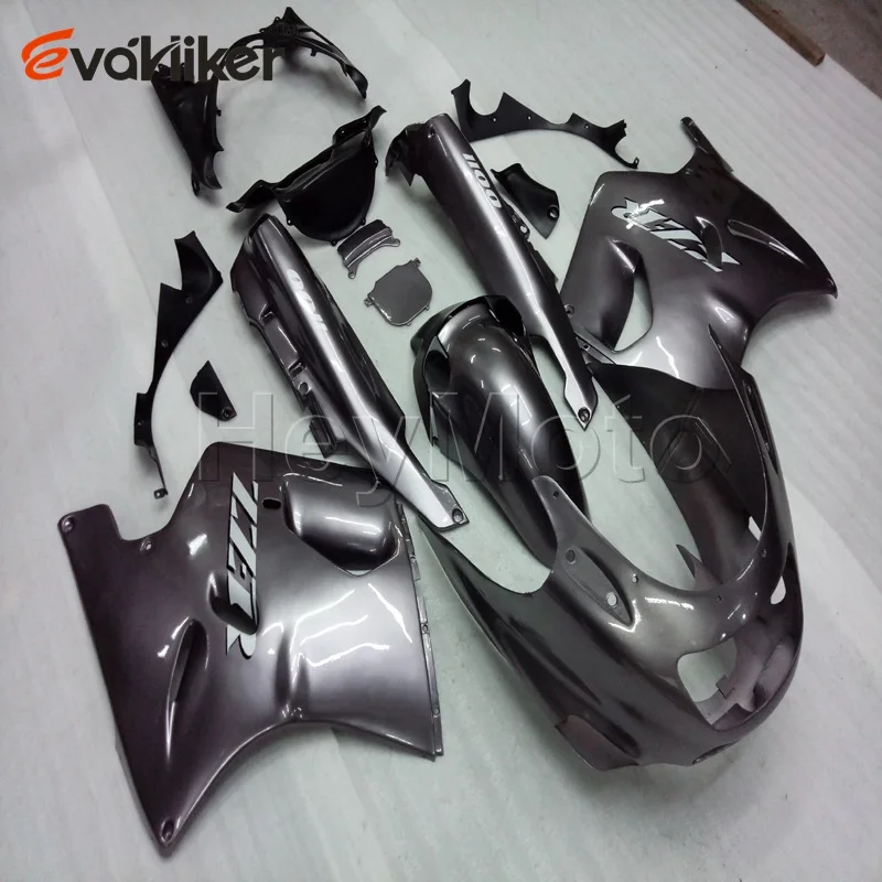 Обтекатель мотоцикла для ZX11R 1990 1991 1992 1993 1994 1995 1996 1997 1998 1999 2001 серебристо серый