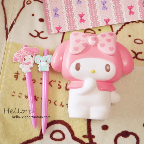 Милый мультфильм Мелодия фигурка куклы Cinnamoroll Фигурки игрушки с ручками можно установить для карандашей детские подарки куклы