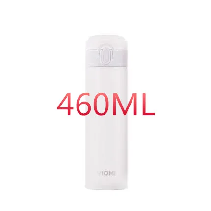 white 460ml 01 Mijia VIOMI, термос, чашка из нержавеющей стали, колба, бутылка для воды, чашка, 24 часа, термос, одна рука, ВКЛ./закрывает 300 мл/460 мл - Цвет: white 460ml