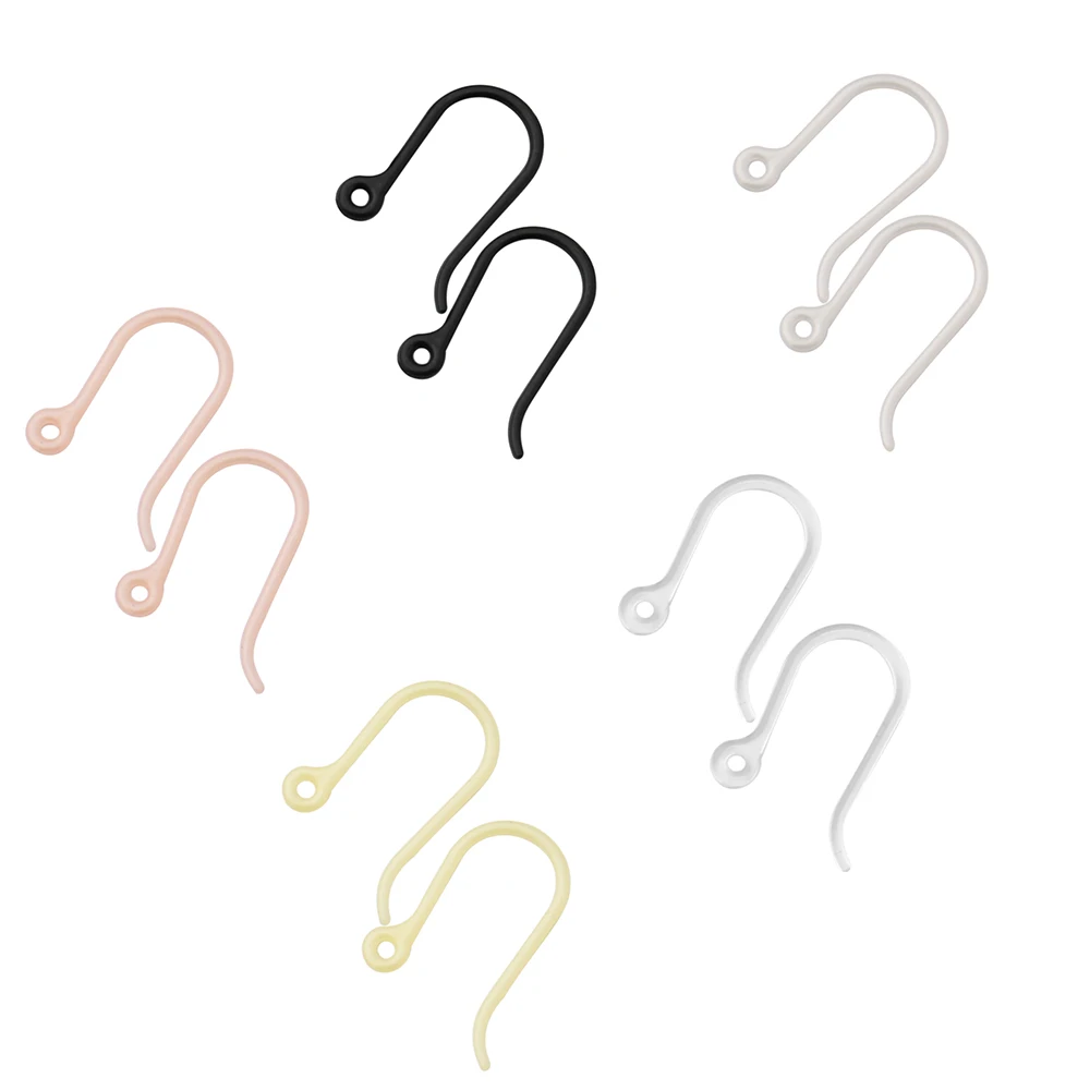 

50pcs Environmental Color 7*11MM Plastic Easy Ear Hook