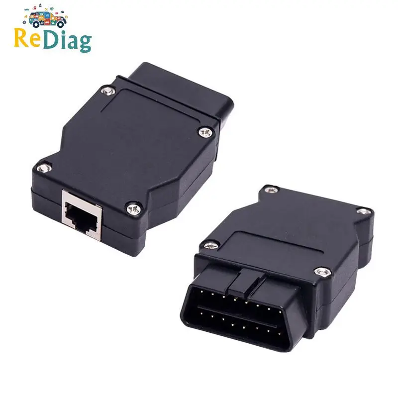 10 шт./лот для BMW ENET Ethernet OBD2 16Pin разъем работает B MW YDL кодировкой F Series OBD