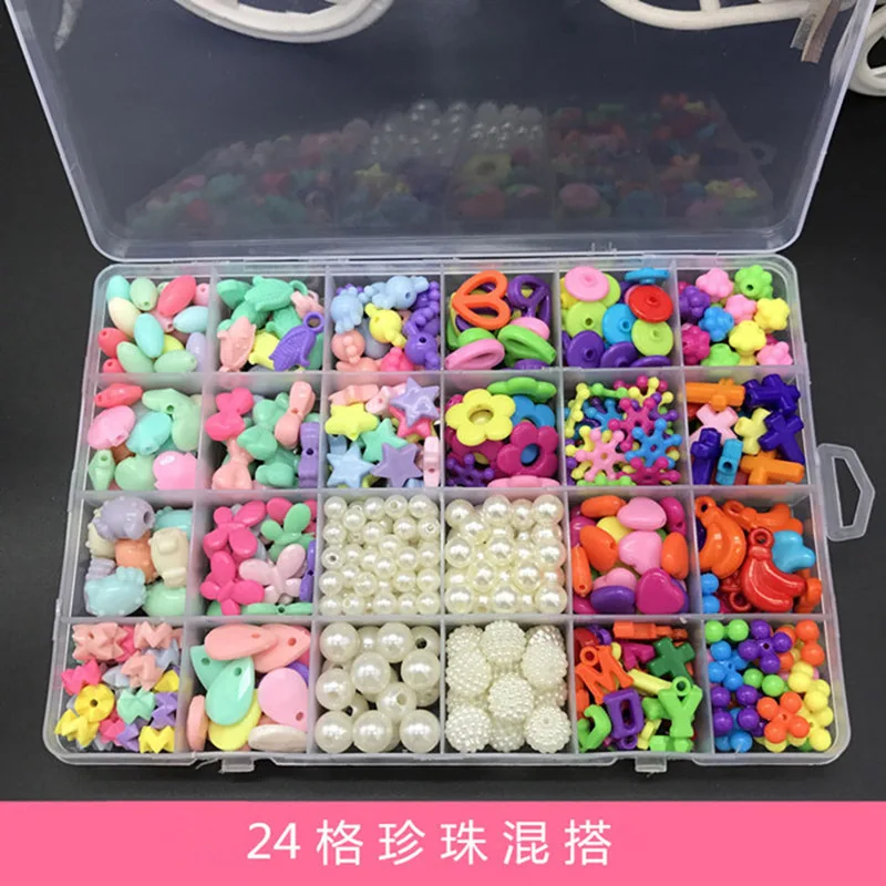 Creativel Искусство и ремесла для детей DIY игрушечные бусинки браслет ожерелье