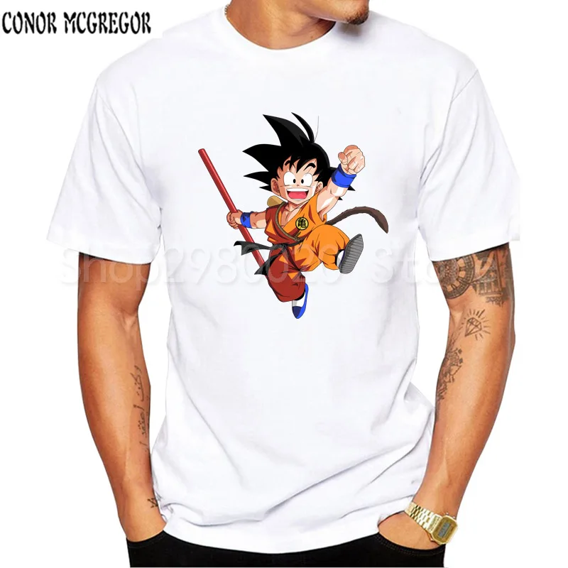 2018 Новый Dingtoll Япония мультфильм ГОКу Топы Dragon Ball футболка по индивидуальному