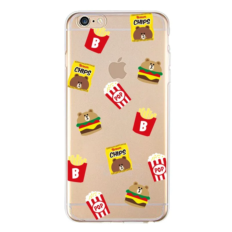 Micky Soft Clear TPU Phone Case For iPhone 4/4s 5 5s 6 6plus 7 8plus x Silicone Ballon Coque Cute Cover Free Shipping | Мобильные