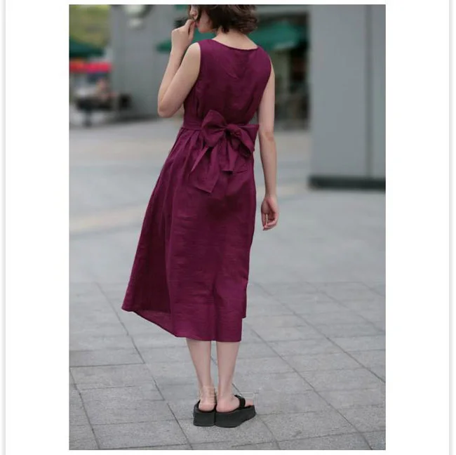 Новое дизайнерское Брендовое женское платье элегантное льняное для женщин