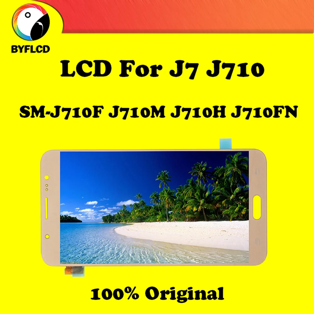 Оригинальный активно матричные осид Дисплей для samsung Galaxy J7 2016 j710 J710FN SM J710F с ЖК
