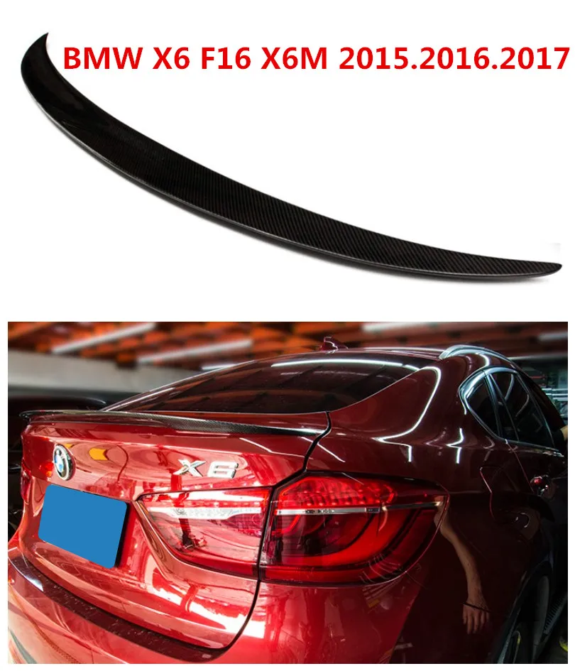Спойлер HLONGQT из углеродного волокна для BMW X6 F16 X6M 2015.2016.2017 высококачественные