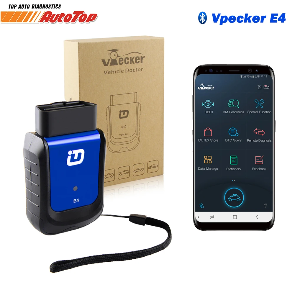 2020 Новый Vpecker E4 OBD2 автоматический диагностический сканер ODB2 все системный