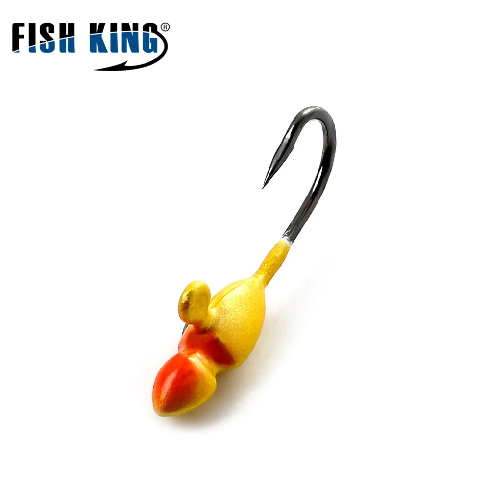 FISH KING 5 шт./лот 1 г/1 7 г приманка для подледной рыбалки джиг свинцовая наживка
