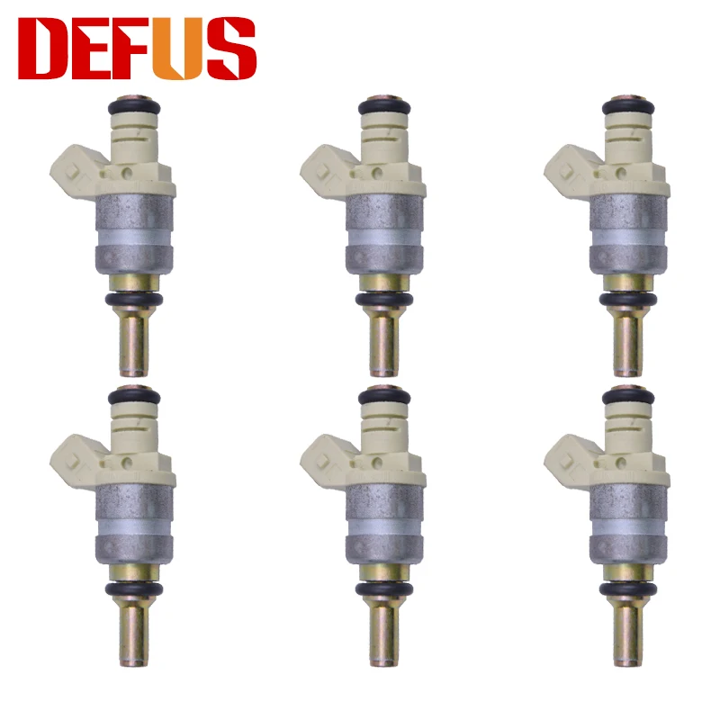 

DEFUS 6pcs OEM 06A906031H Bico Fuel Injector Nozzle For Audi A3 1.8L Aspirated Golf Bora Injection Petrol Gasoline Replacement