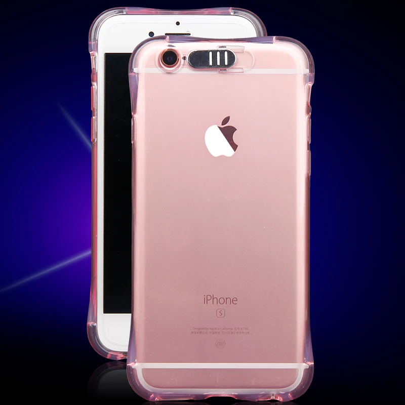 Incoming Reminder LED Flash TPU Case for iPhone X XS XR XS Max, Transparent Luminous Back Cover for iPhone 5 5s 6 6S 7 8 Plus Cases image 5