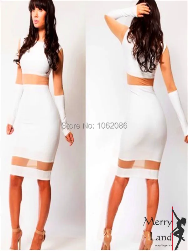 2015 новый сексуальный чистой прозрачный платье кружева лоскутная с длинным