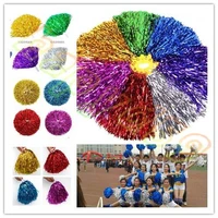 50pcs 50g modish cheer dance supplies competition cheerleading pom poms flower ball lighting up party cheering fancy pom poms