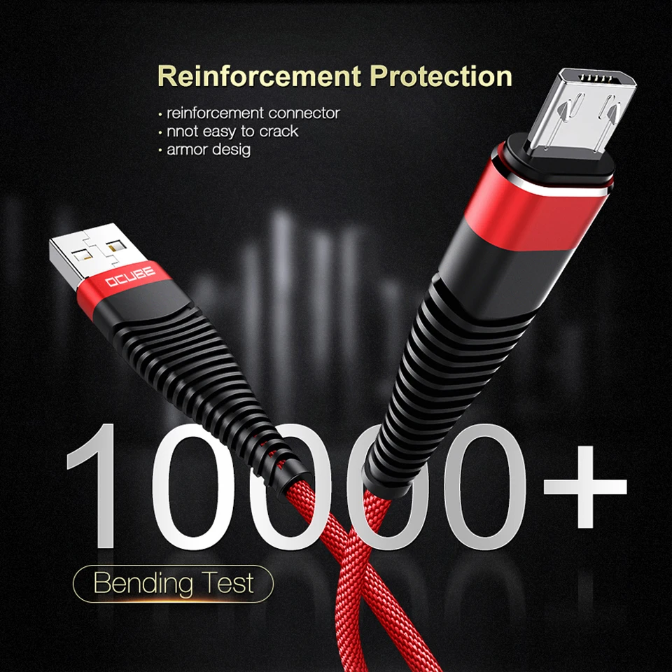 Кабель Micro Usb для быстрой зарядки Xiaomi Redmi Note 5 6 4 Pro | Мобильные телефоны и аксессуары