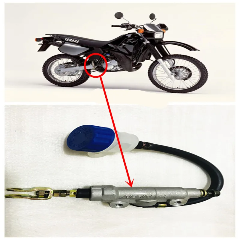 Задний тормозной насос для мотоцикла в сборе основной цилиндр Yamaha DT125 90 06/DT200 88