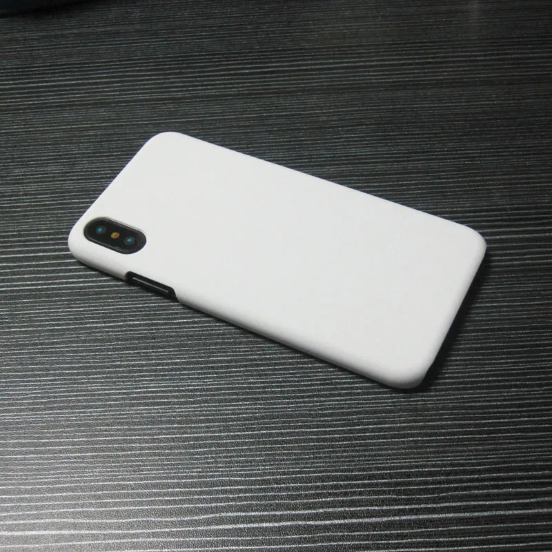 Чистый белый матовый пластиковый жесткий чехол для iPhoneX anit-отпечатки пальцев с