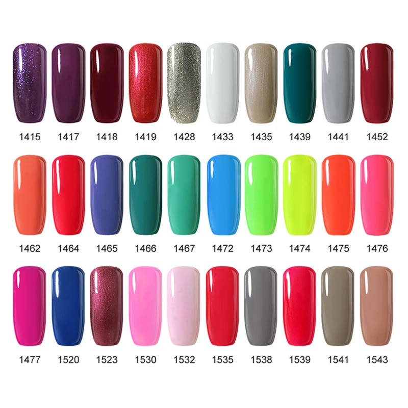 Arte Clavo 8ML Gel Nail Polish Soak Off Art Led Varnish Semi Permanent UV Lacquer 85 Colors Choose | Красота и здоровье
