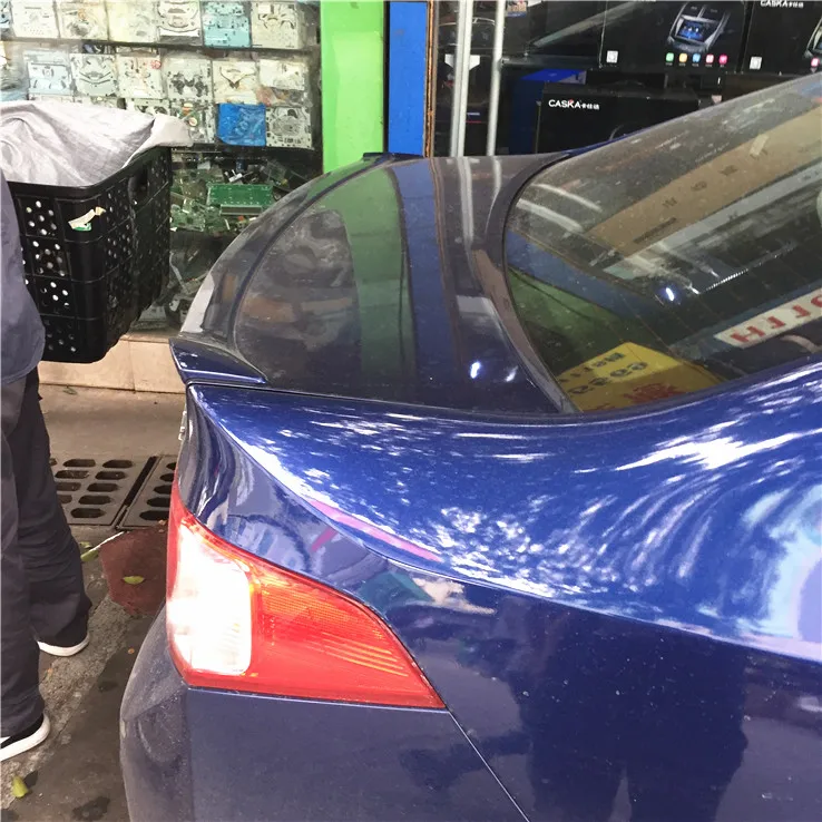 Для Honda Spirior Acura TSX надрезаемая подкладка, ABS Материал заднее крыло автомобиля праймер цвет задний спойлер для Honda Spirior спойлер 2009-2012