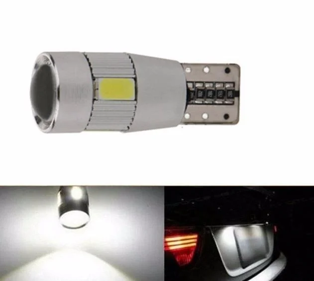 10 шт х T10 501 194 W5W 5630 Светодиодный 6 SMD HID CANBUS ERROR FREE автомобиля клиновидные боковые