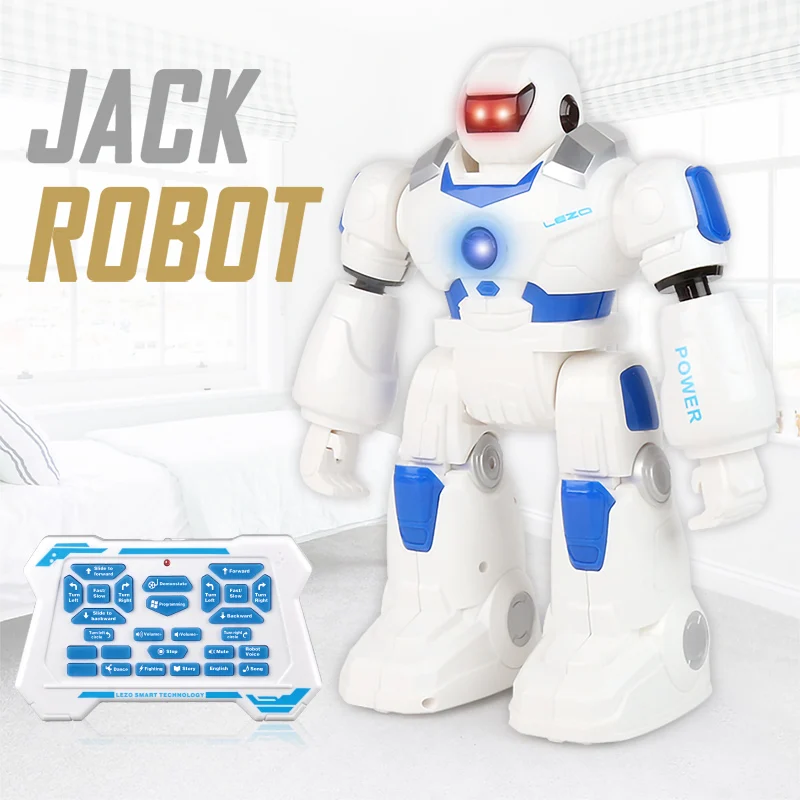Робот с дистанционным управлением зарядка через USB со светодиодсветильник
