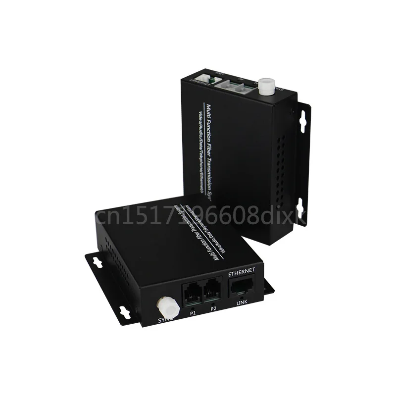 2 канальный оптоволоконный преобразователь PCM voice telephone и 1 Ethernet 100M порт FC