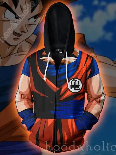 Новинка года; сезон осень-зима; толстовки с 3d принтом; Жемчуг дракона; Vegeta; Косплей; толстовка на молнии; куртка с капюшоном; одежда; толстовки; X Task Force