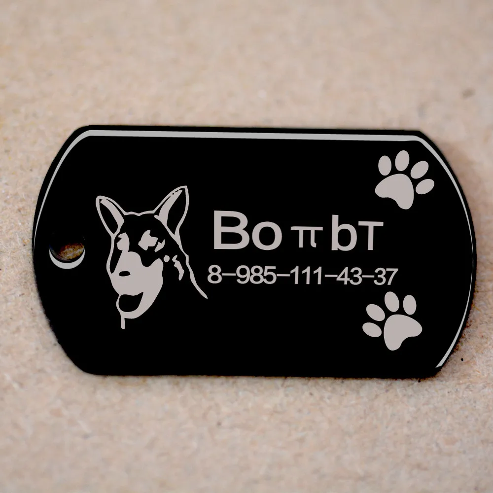 Гравировка QR dog tag золотой черный собака маркировка военных грузов 90 моделей собака лицо красивые домашний питомец с индивидуальной надписью теги кулон бесплатный звонок подарок