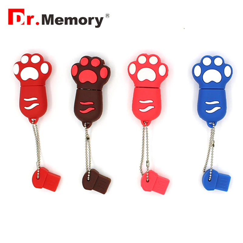 

Милые USB флеш-накопители 8 ГБ, медведь, кошка, лапа, животное, аниме, милый флеш-накопитель 32 ГБ, 16 ГБ, персонализированная креативная карта памяти, U-диск на ключи