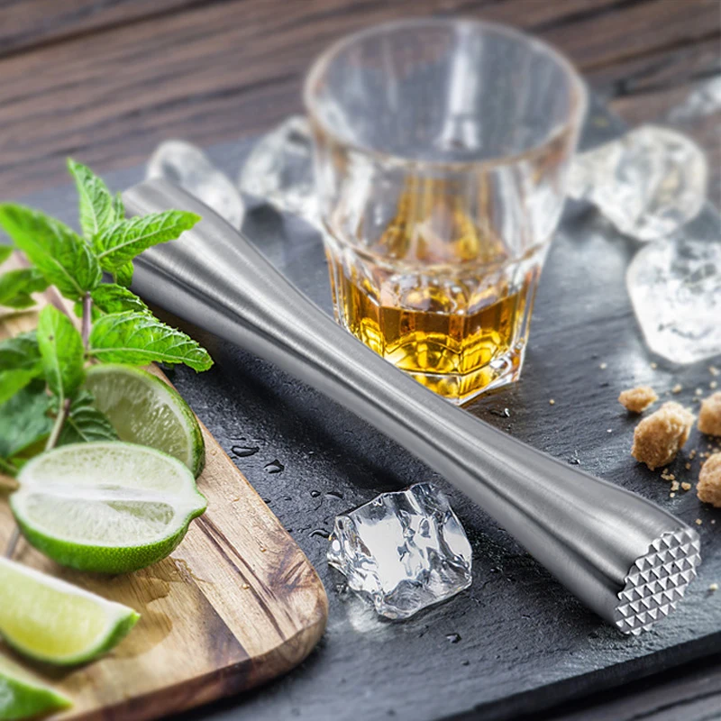 Нержавеющая сталь коктейль мудлер бар миксер барная посуда DIY Mojito коктейль напиток мудлер бармен фрукты лед мудлер бар аксессуары