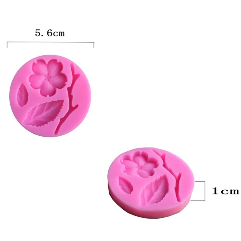 3D в форме цветущего персика силиконовая форма для помадки торт шоколад