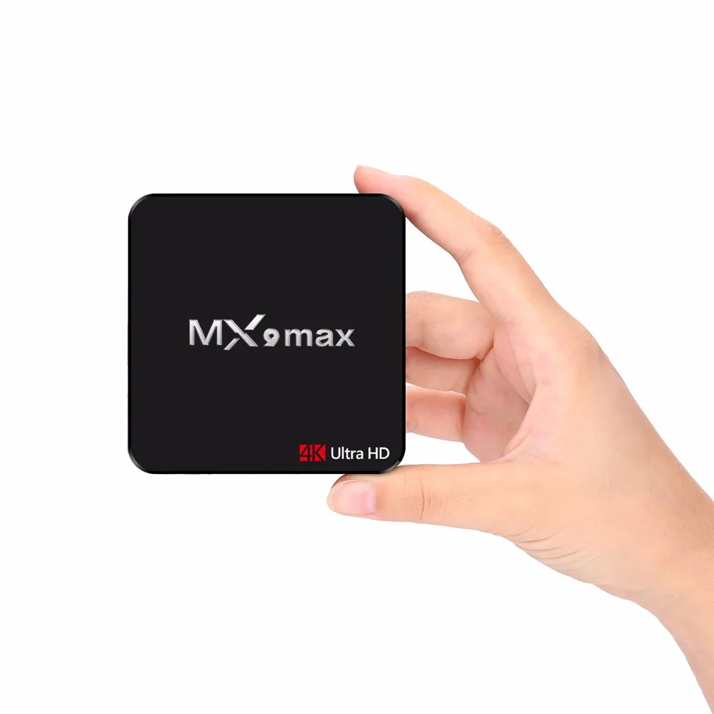 MX9 Max 4 ядра 64bit Android 7 1 Smart ТВ коробка RK3328 2G Оперативная память 16G Встроенная 2 4G WI-FI K