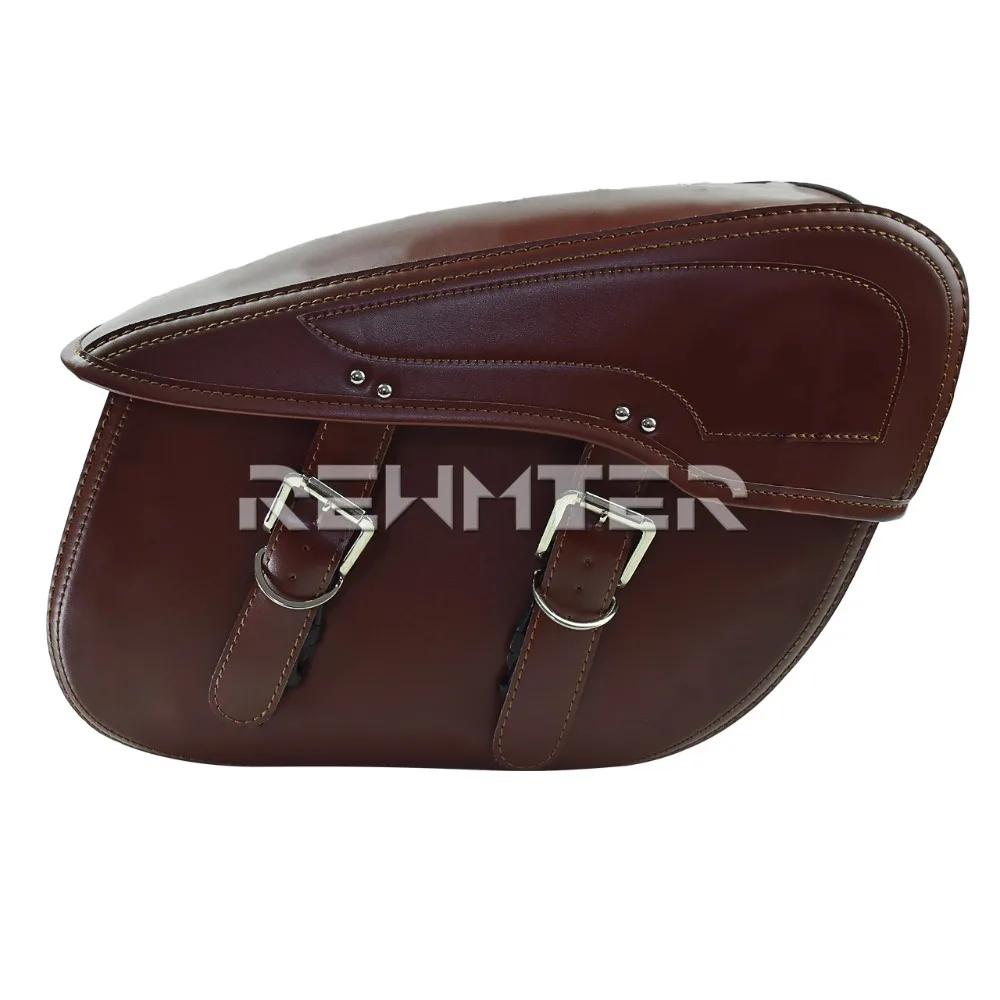 

Saddle Bags Motorcycle PU Leather Luggage Tank Bag 2pcs For Harley Sportster XL 883 XL 1200 For BMW R1200GS Outdoor SaddleBag