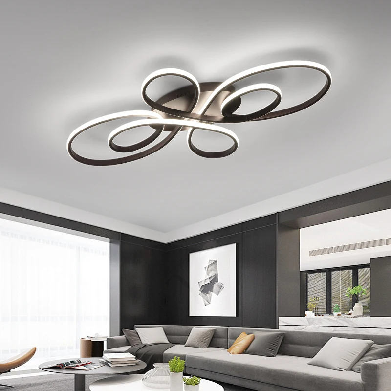 $76.50 Modern LED Ceiling Lights Dimmable Living room Dining room Bedroom Study Balcony Aluminum Body Home Decoration Ceiling Lamp