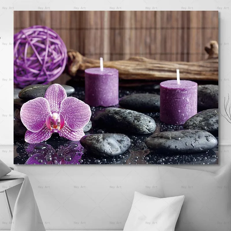 

Zen picture wall art prints flower canvas painting modern poster home paintings artwork for living room