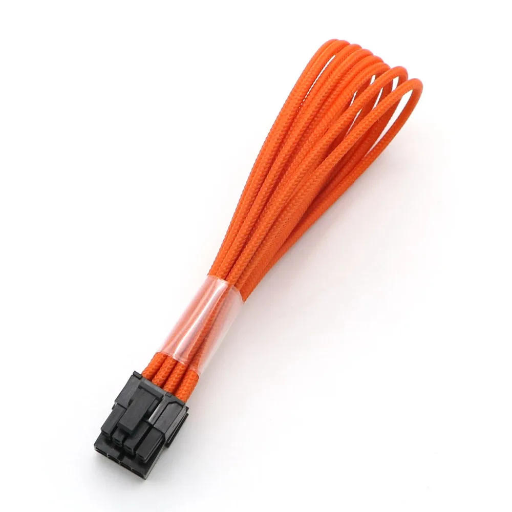 Цветной Одноцветный кабель-удлинитель PCI-E 8 pin на 6 + 2 pin. | Компьютеры и офис