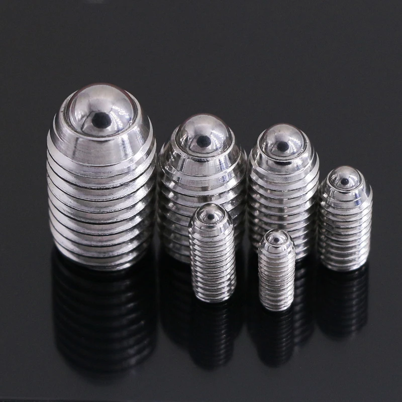 

2pcs M12 stainless steel Hex Socket Spring Ball Set Screw Wave Beads Positioning Marbles Tight Spring Plunger 20mm-30mm length
