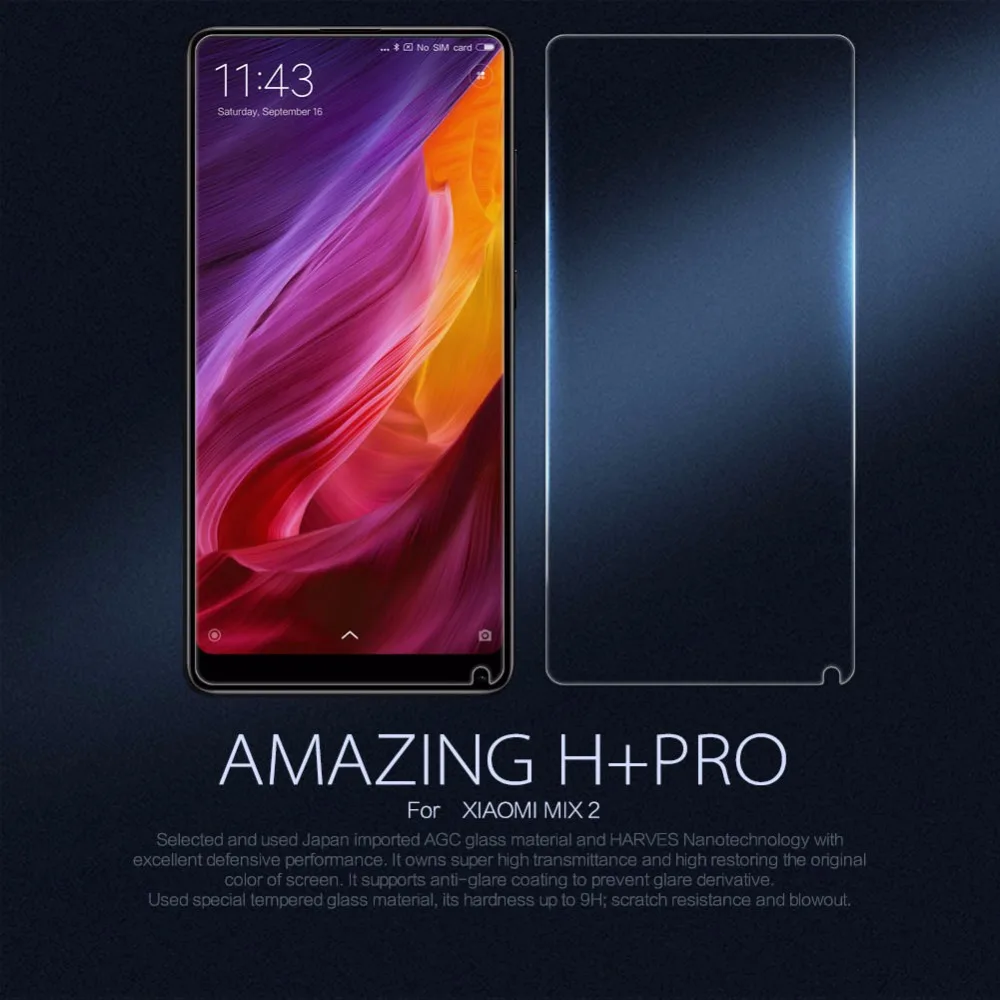 Закаленное стекло Nillkin для Xiaomi Mi Mix 3 2S 2 защита экрана 9H прозрачное Защитное Mix3 Mix2s