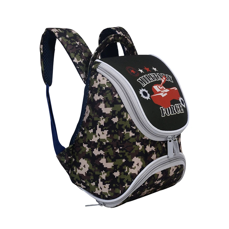 2018 New Boys School Bags Cartoon Tank Backpacks Child Orthopedic School Supplies School Bags For Boys and Girls Kids Satchel