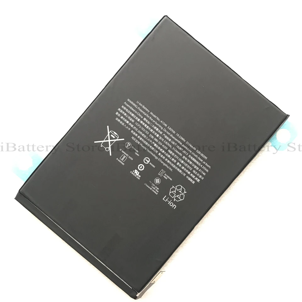 Оригинальный аккумулятор A1546 для Apple ipad mini 4 A1538 A1550 5124 мАч 3 82 в|Аккумуляторы