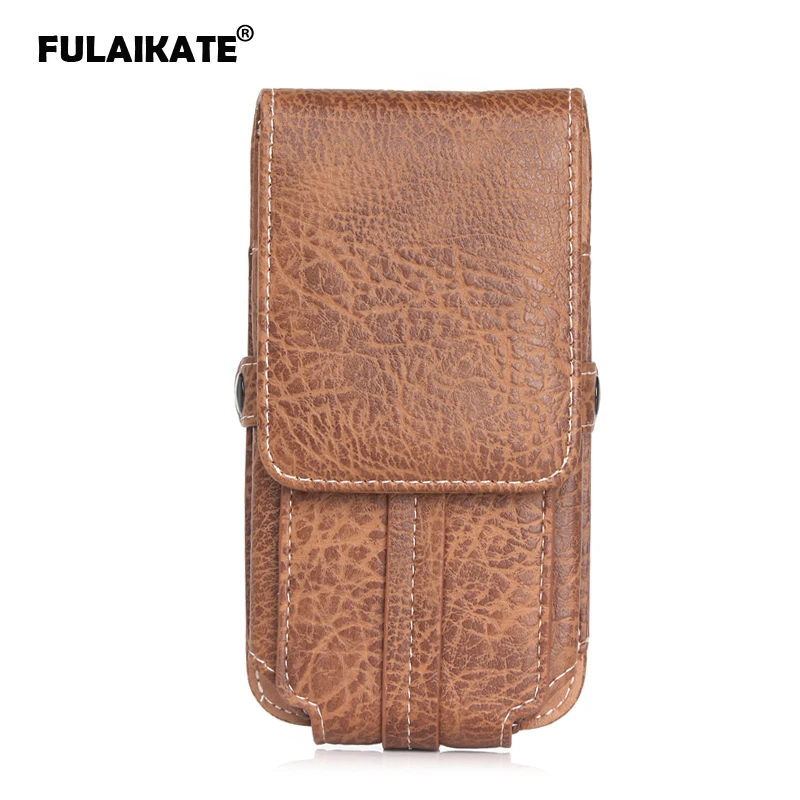 

FULAIKATE 5.1" Stone Pattern Universal Waist Bag for Samsung Galaxy S6/S6 Edge Card Pocket Case Climb Holster for S5