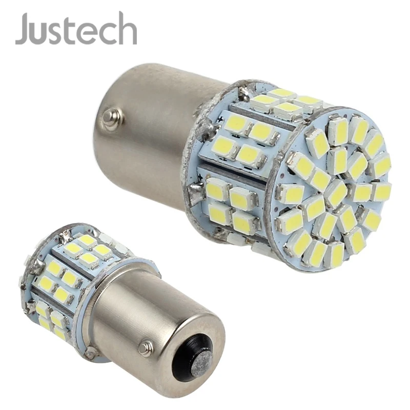 Justech 10 шт. BA15S 50 SMD свет 1206 светодиодный Яркий Белый 1156 боковой задний угол