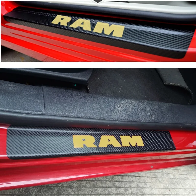 Накладка на порог для Dodge RAM автомобильные аксессуары автомобильная наклейка